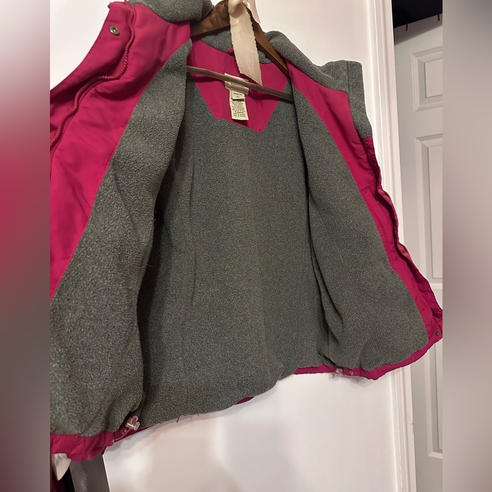 Vintage pink LLBean All Weather Jacket with Fleece Lining - Picture 3 of 9